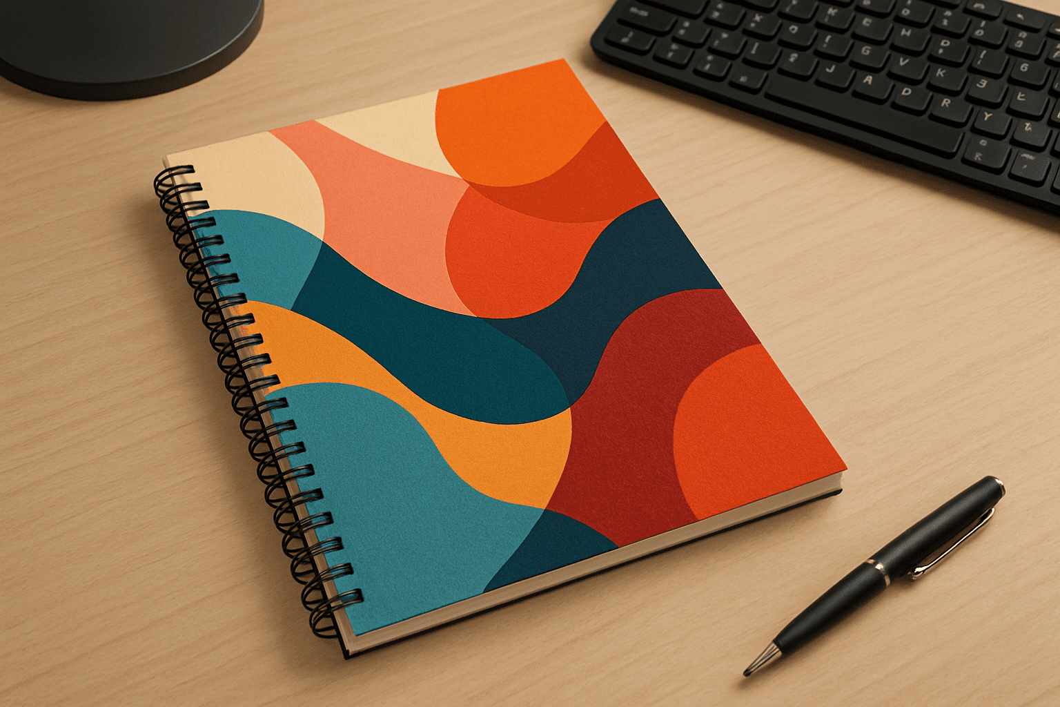 example of a coil bound printed booklet