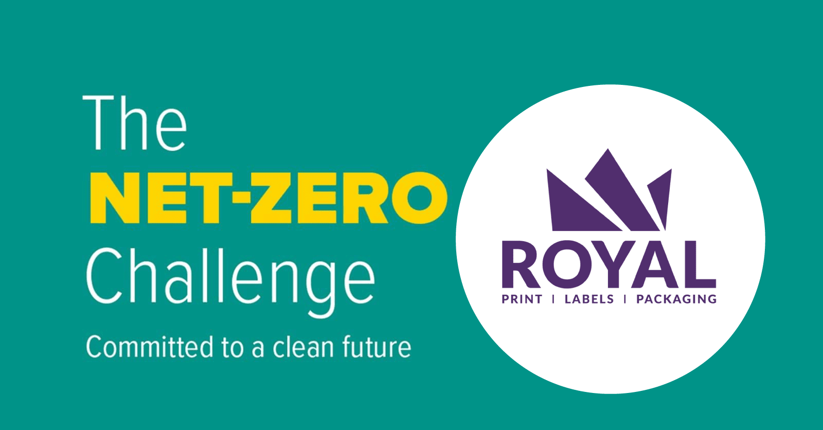 net zero challenge royal printers
